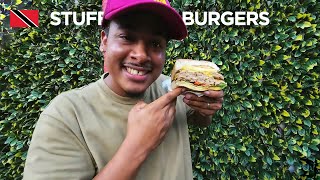 Is this the best burger in 🇹🇹? Stuffed Burgers in Woodbrook, Trinidad & Tobago | Foodie Nation