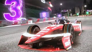 Newbie try play 4 MATCH of ASPHALT LEGENDS FORMULA E-PRIX LONDON SPRINT NISSAN GEN3 EVO CHAMPIONSHIP