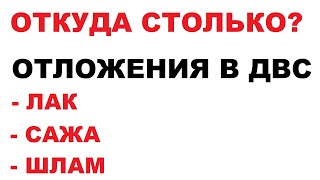 Отложения в двигателе. Как появляются отложения. Какие отложения бывают в ДВС.