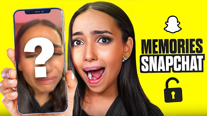 JE VOUS DÉVOILE MES MEMORIES SNAP ! (le malaise 😭)