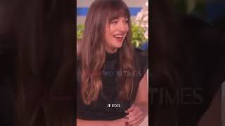 Ellen makes Dakota Johnson Uncomfortable 😣 #shorts #dakotajohnson #ellendegeneres #ellenshow#dakota