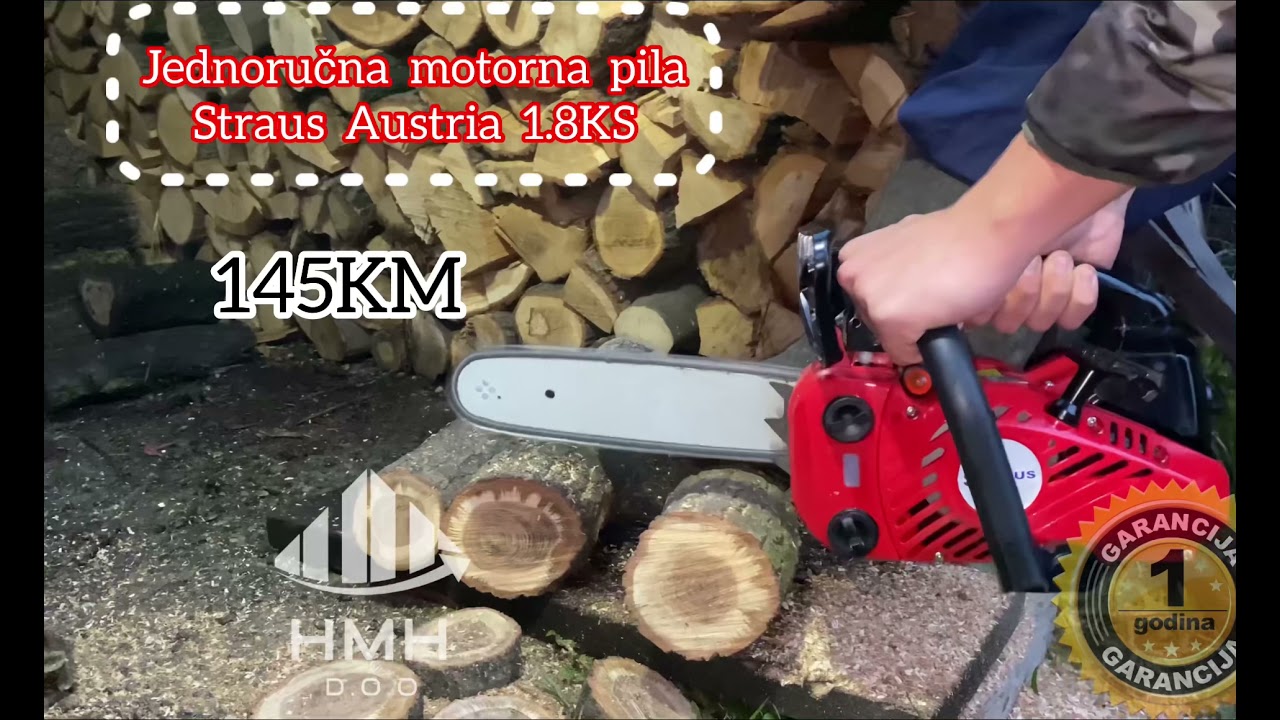Jednoru na Motorna Pila STRAUS AUSTRIA 1 8KS Motorka YouTube