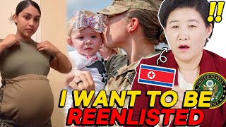 North korean Veteran reacts to US women's miltary daily life