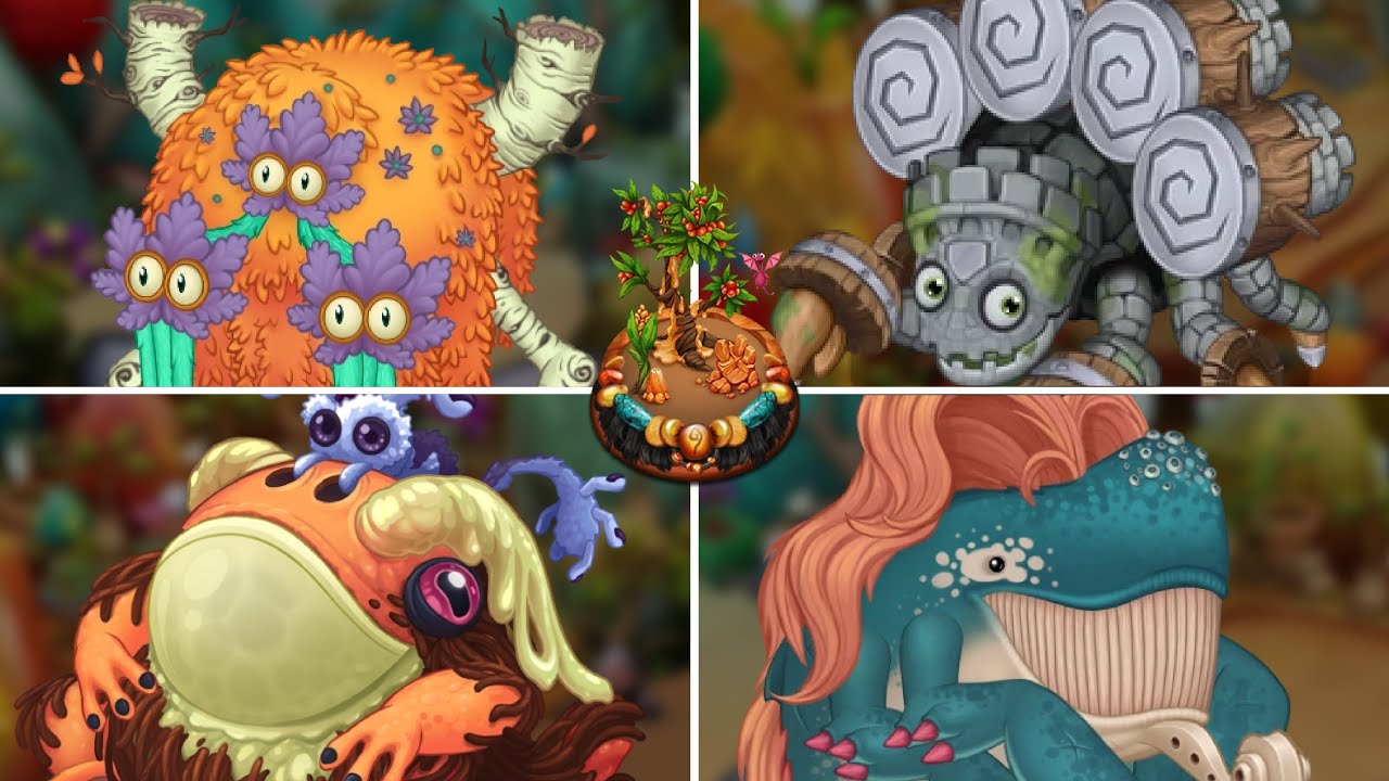 Amber Island - All New Monsters with Epic Bisonorus | My Singing ...