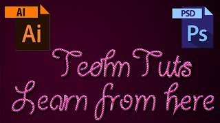 3D Candy Text Effect in Adobe Photoshop and Illustrator CC Tutorial | Full HD screenshot 5