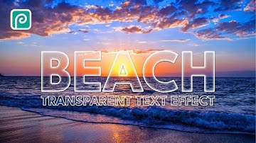 How to Create Transparent Text Effect in Photopea l easy canva l Photopea tutorial