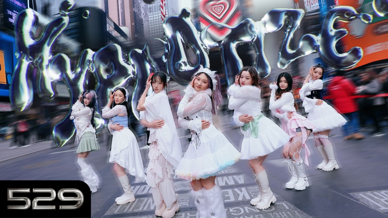 [DANCE IN PUBLIC NYC TIMES SQUARE] XG - 'HYPNOTIZE' Dance cover by 529 dance #xg #hypnotize
