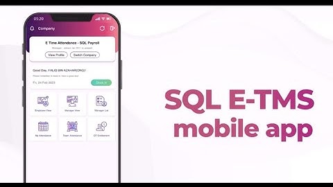 SQL E-TMS (Time Management System) / SQL Payroll