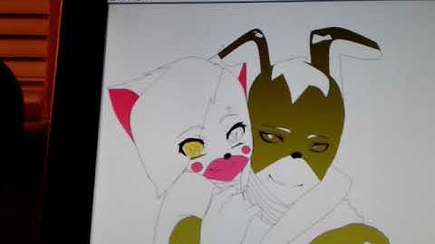 Mangle x Springtrap ( speedpaint )