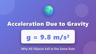Acceleration Due to Gravity: Why All Objects Fall at 9.8 m/s² on Earth