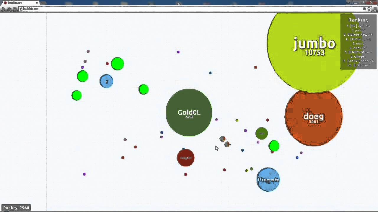 POLSKIE Agar.io czyli bubble.am FFAx5 [22000] YouTube
