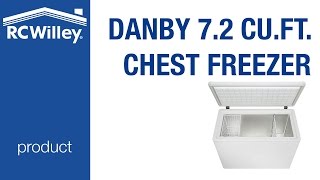Danby 7 2 cubic foot chest freezer at RC Willey