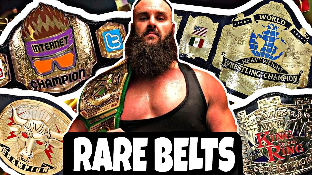 RARE WWE CHAMPIONSHIPS - WWE / WWF / ECW - YouTube