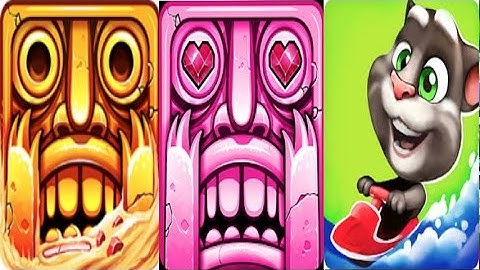 Temple Run2,Barry Bones,Blazing Sands,Spooky Summit Vs Talking Tom JetSki/Gameplay make for Kid #22