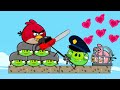 Angry Birds Heroic Rescue - RESCUE THE GIRLFRIEND AFTER BLASTING THE PIGGIES AND KICKING THEM!