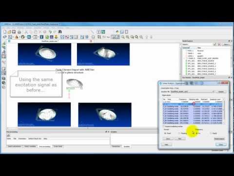 LMS Amesim 1D 3D CAE: import FEM model