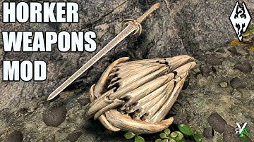 HORKER WEAPONS PACK: Shield/Weapons Mod- Xbox Modded Skyrim Mod Showcase