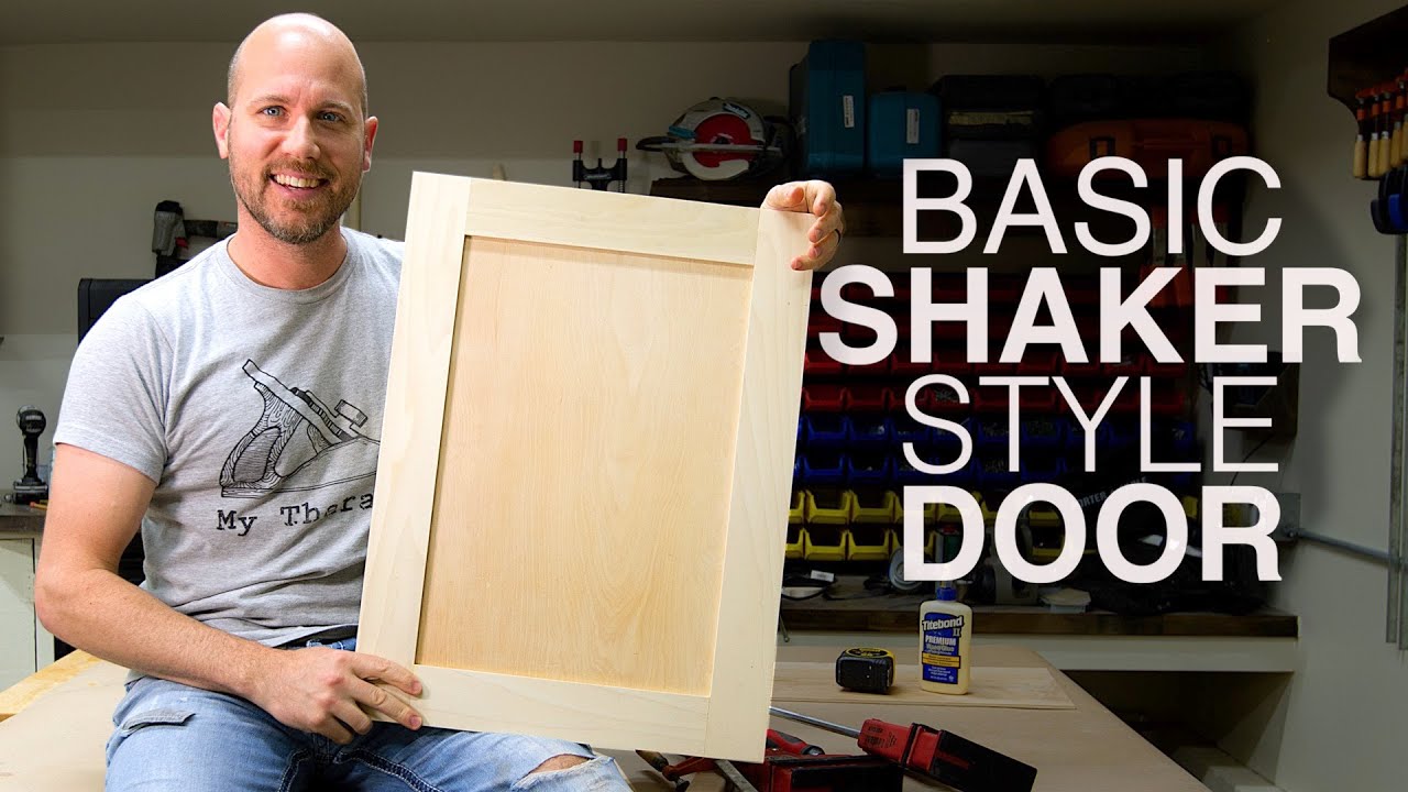 build shaker cabinet doors with table saw | new to woodworking?