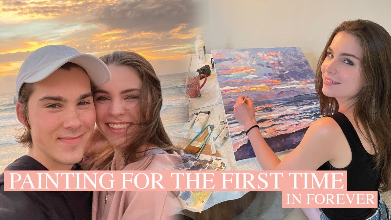 PAINTING FOR THE FIRST TIME IN YEARS | Crafts with Care (vlog) - YouTube