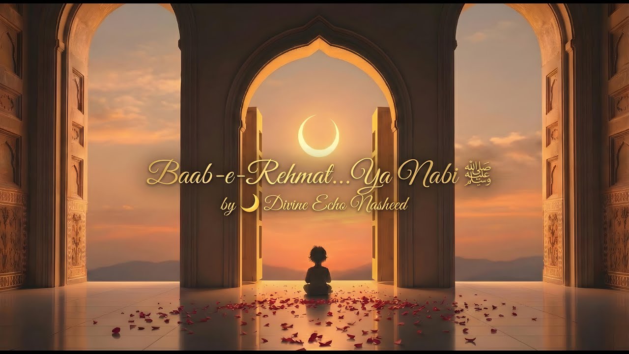 Baab-e-Rehmat… Ya Nabi ﷺ | Soft Voice-Only Nasheed | Divine Echo Nasheed
