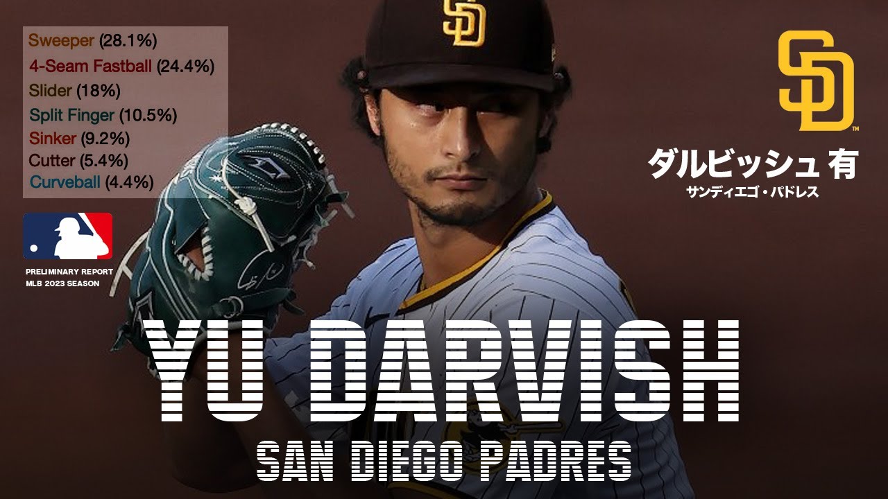 ダルビッシュ有のココが凄い 】 MLB Yu Darvish / San Diego Padres