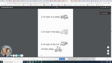 Picture Reader Skills 6 - Tricky Words, I, is, are