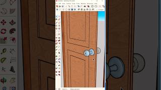 How To Design Door Handle🚪In SketchUp #shorts #sketchup #cad #3dsmax #3dmodeling #designgorhythm screenshot 2