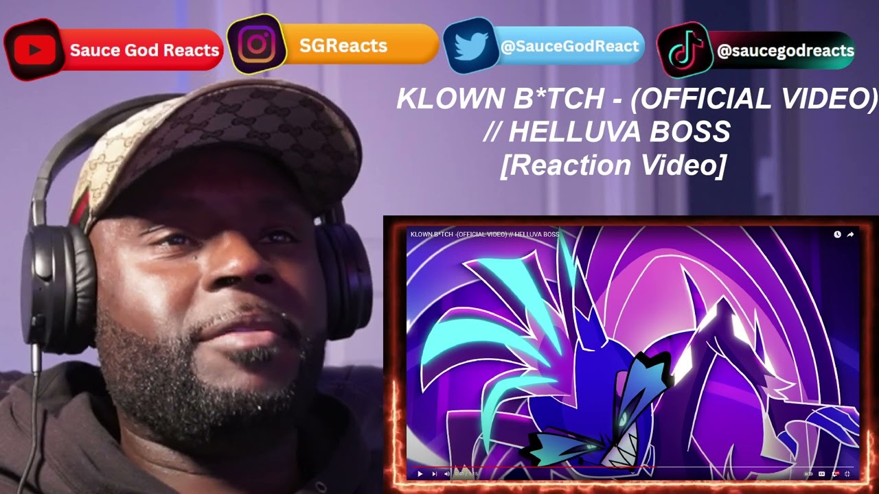 KLOWN B*TCH - (ОФИЦИАЛЬНОЕ ВИДЕО) // HELLUVA BOSS | РЕАКЦИЯ