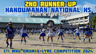 2nd Runner-Up HANDUMANAN NATIONAL HIGH SCHOOL DRUM & LYRE CORPS. | STI WNU DRUM & LYRE COMP