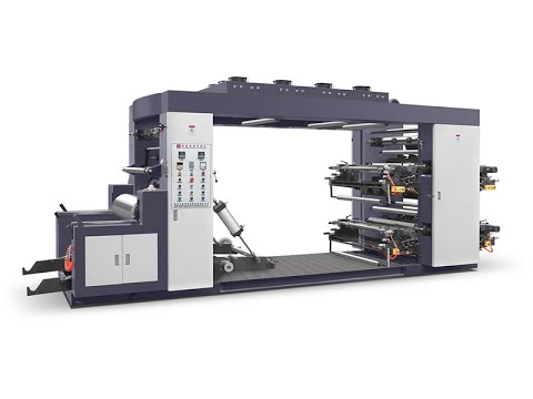 Non Woven Flexo Printing | Roll to Roll | 4 Color | Automatic High ...