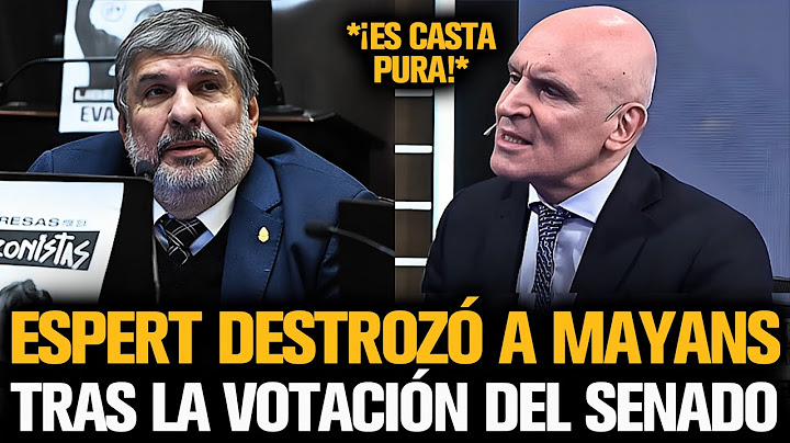 ESPERT DESTROZÓ A MAYANS TRAS LA VOTACIÓN EN EL SENADO CONTRA MILEI