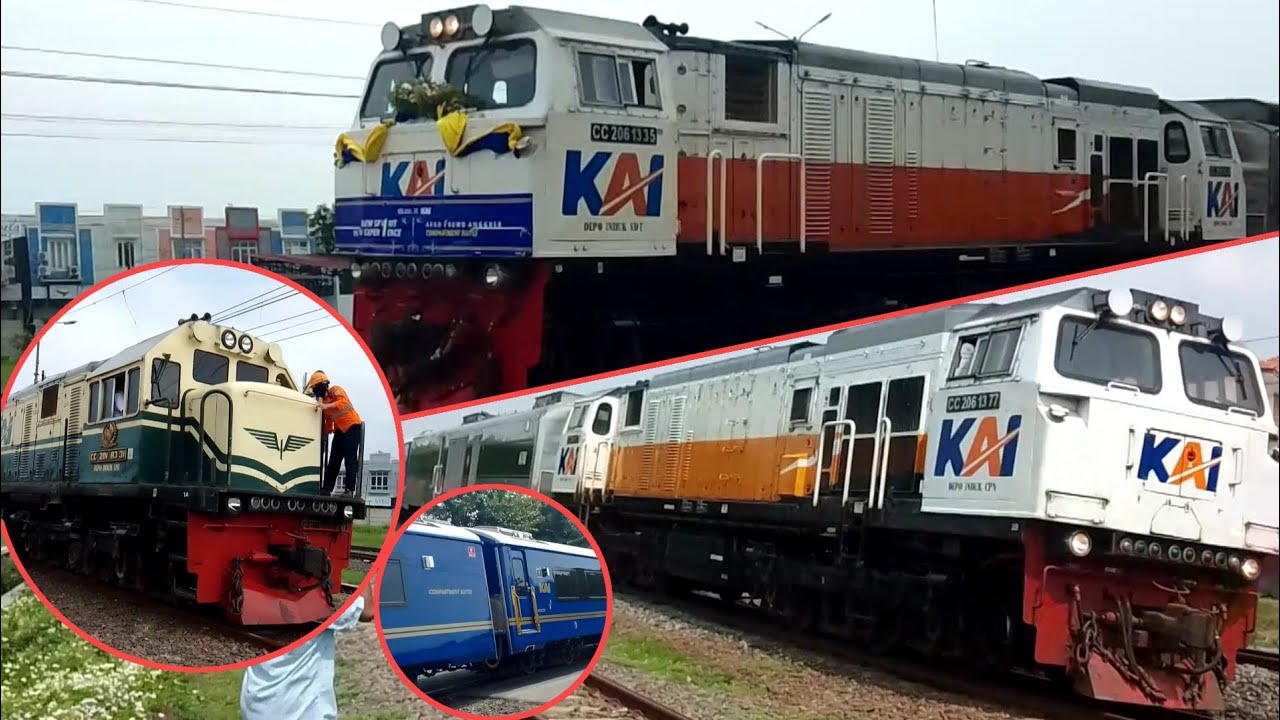 MULAI 1 JUNI‼️KERETA INI MEMAKAI RANGKAIAN RANGKAIAN BARU‼️Serunya hunting 10 kereta api di Daop4 TG