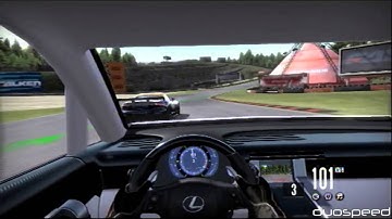 Need For Speed Shift Lexus LFA Concept Alpental w/G27