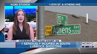 1 seriously injured in South Lubbock shooting