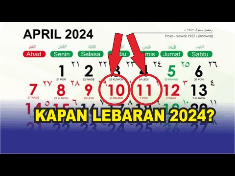 kapan lebaran 2024 tanggal berapa pemerintah NU dan Muhammadiyah