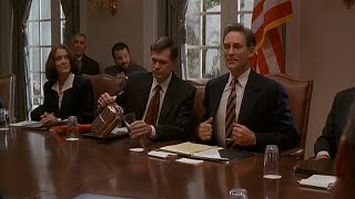 Dave (1993) Budget Cuts / Saving The Shelter