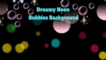 Create a Dreamy Neon Bubbles Background with HTML, CSS, and JavaScript