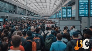 Travel chaos intensifies with 10,000 flight delays