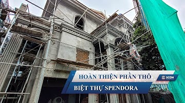 Thiết kế, thi công trọn gói căn biệt thự Tân Cổ Điển 3 tầng lớn nhất KĐT Splendora An Khánh #bietthu