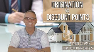 What is the difference between origination and discount points?