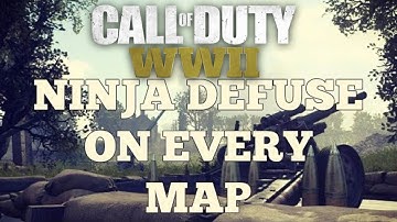 COD WW2 Ninja Defuse on Every Map Montage (NS2 Ch5)