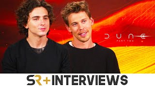 Timothée Chalamet & Austin Butler On Dune 2's Sandworm Scene And Character Struggles