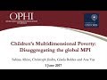 Children's Multidimensional Poverty