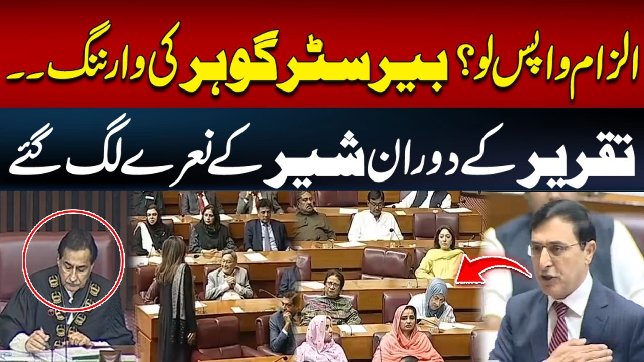 Barrister Gohar’s Warning! “Lion” Slogans Erupt During His Speech | Hum News | Pakistan