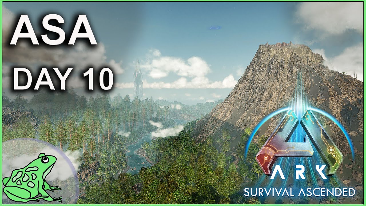 Day 10 Moving up - Ark Survival Ascended - ASA LIVE - YouTube