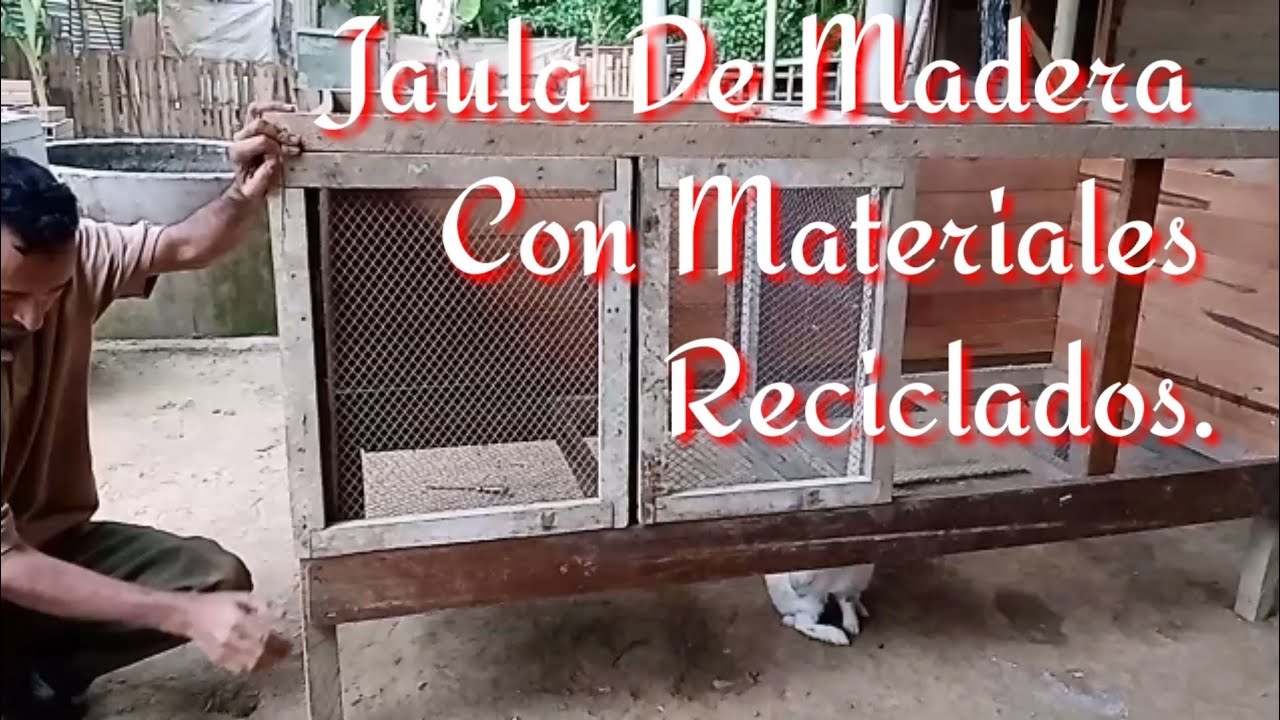 Como Hacer Jaula De Madera Con Materiales Usados.