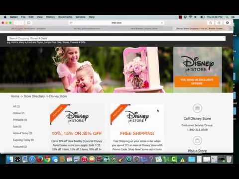 Disney Store Coupons verification by I’m in!