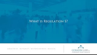 What is Regulation S?