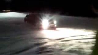 Audi A4 B7 3.0 TDI drift in snow quattro