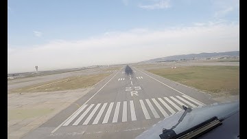 Approach & landing runway 25R Barcelona (BCN LEBL)